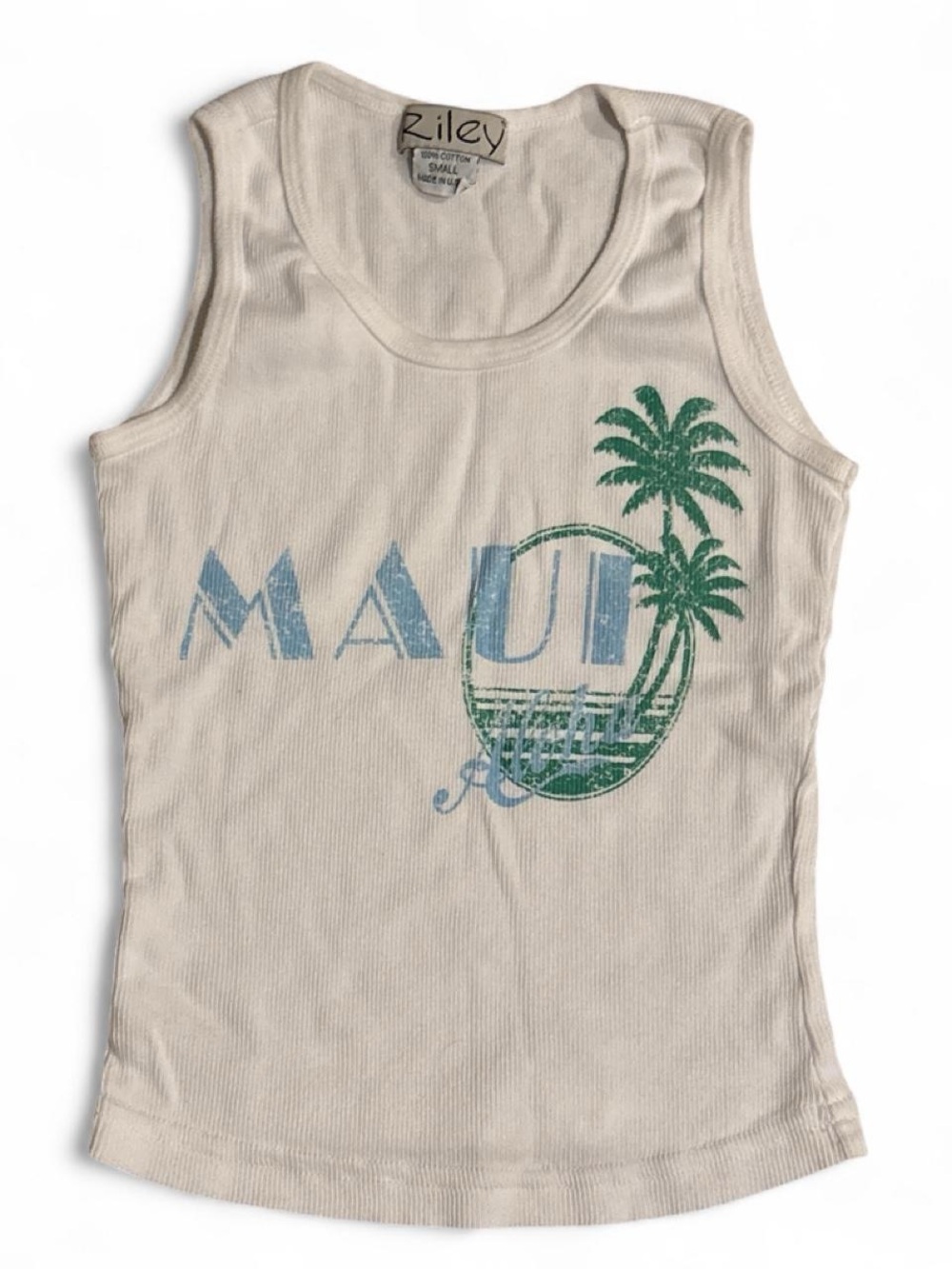 Y2K vintage kids Riley ribbed Maui tank top